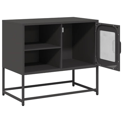 TV Cabinet Black 68x39x60.5 cm Steel