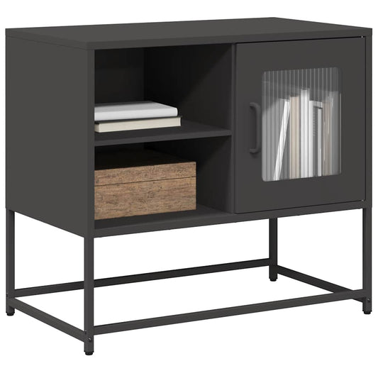 TV Cabinet Black 68x39x60.5 cm Steel