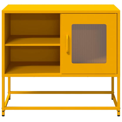 TV Cabinet Mustard Yellow 68x39x60.5 cm Steel