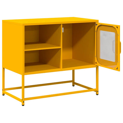 TV Cabinet Mustard Yellow 68x39x60.5 cm Steel