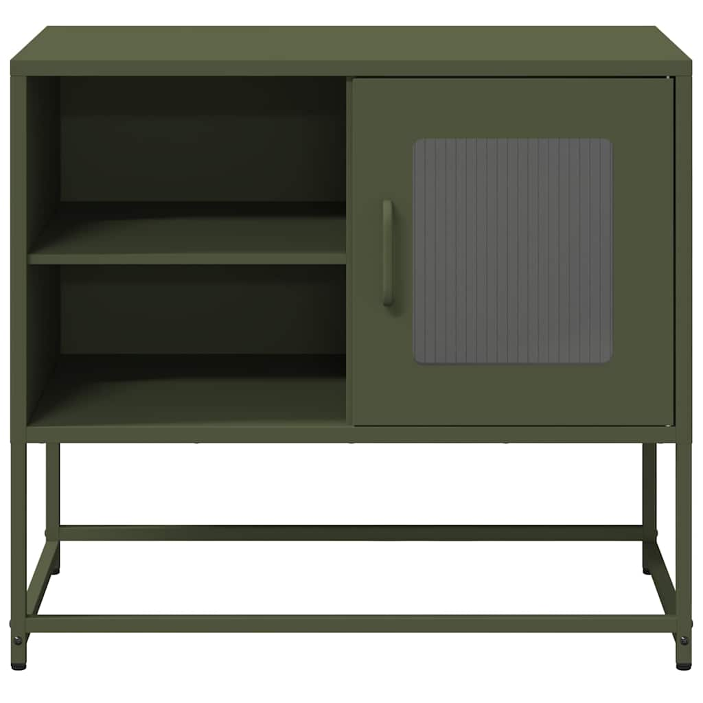 TV Cabinet Olive Green 68x39x60.5 cm Steel