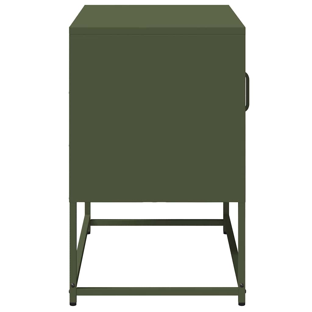 TV Cabinet Olive Green 68x39x60.5 cm Steel