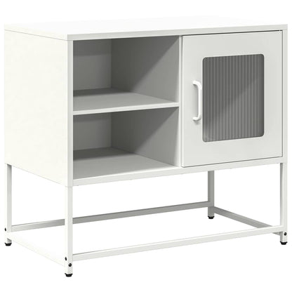 TV Cabinet White 68x39x60.5 cm Steel