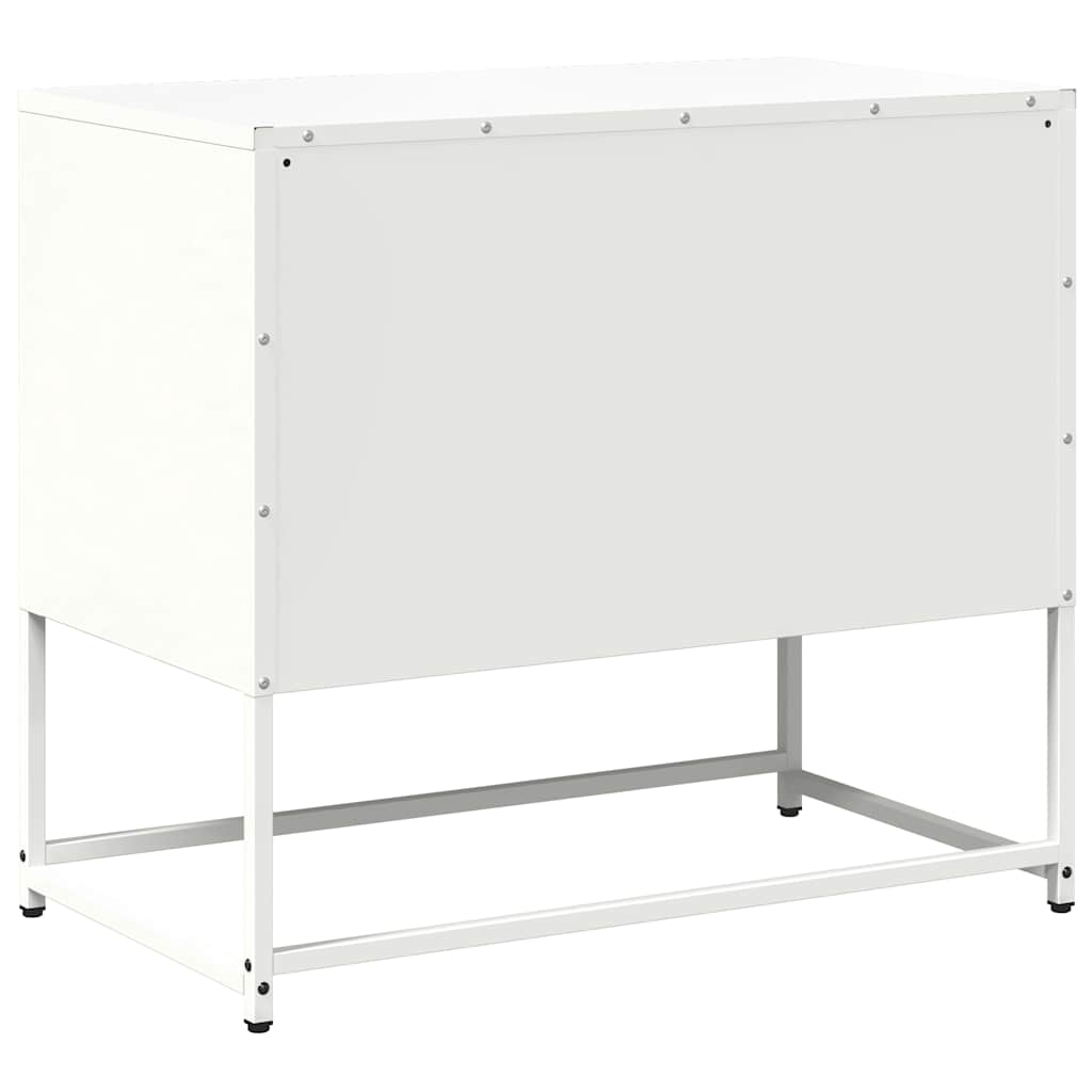 TV Cabinet White 68x39x60.5 cm Steel