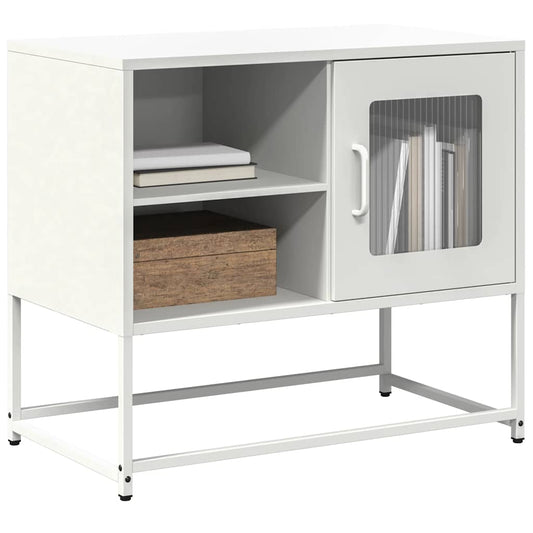 TV Cabinet White 68x39x60.5 cm Steel