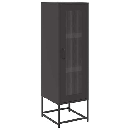 Highboard Black 36x39x123 cm Cold-rolled Steel