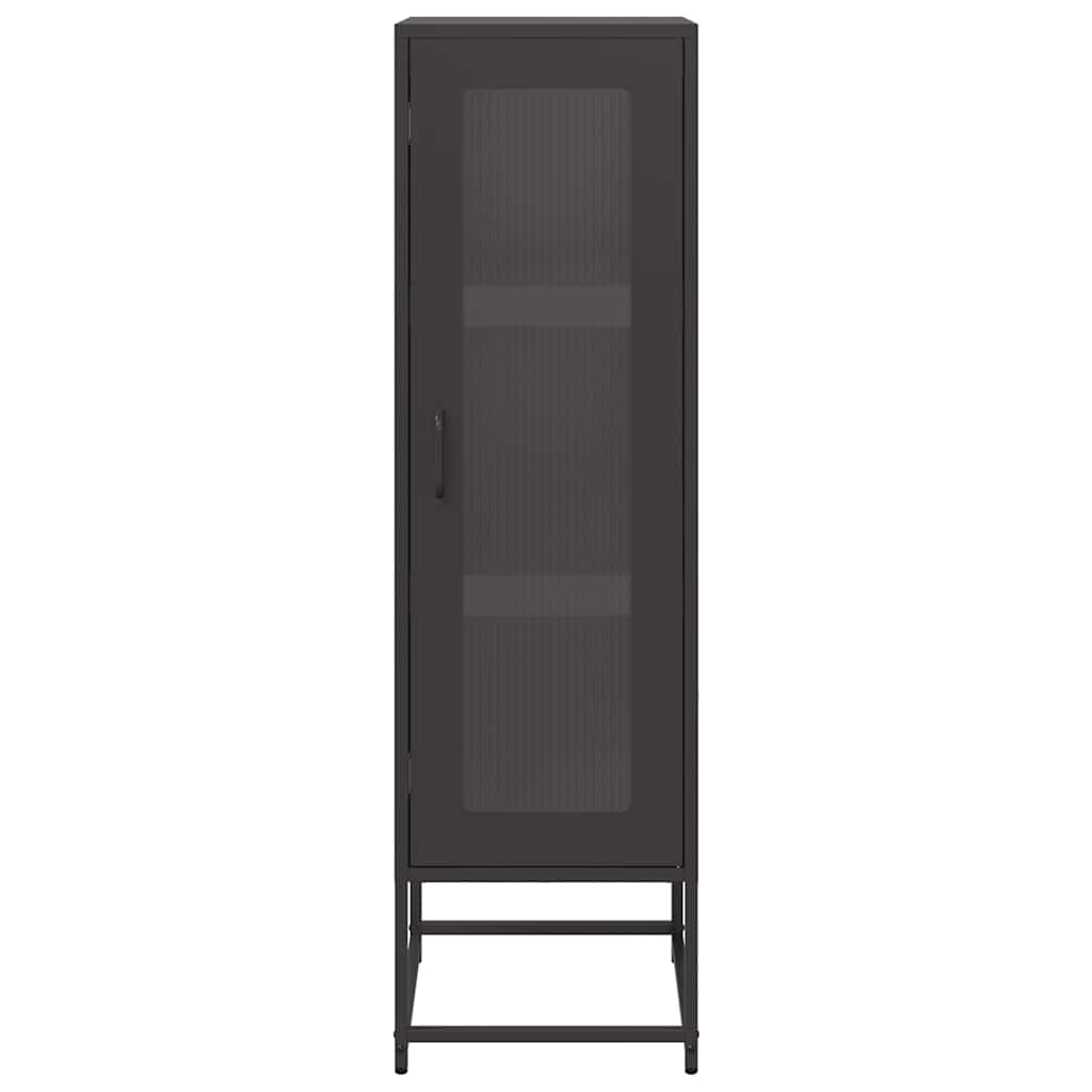 Highboard Black 36x39x123 cm Cold-rolled Steel