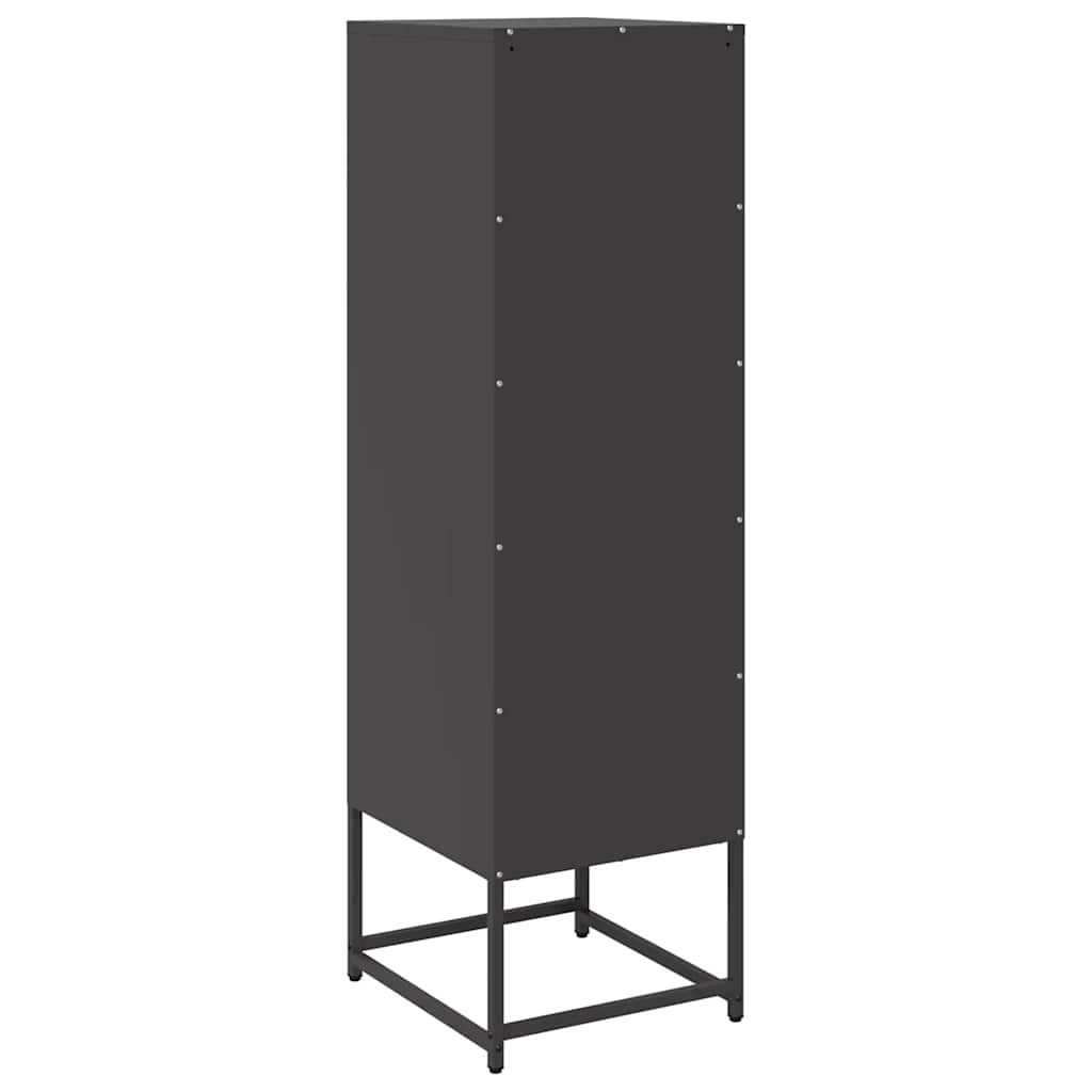 Highboard Black 36x39x123 cm Cold-rolled Steel