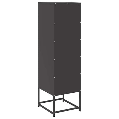 Highboard Black 36x39x123 cm Cold-rolled Steel