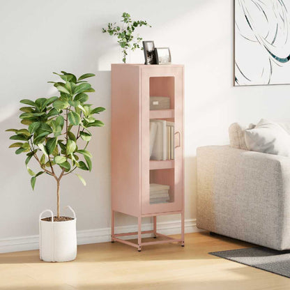 Highboard Pink 36x39x123 cm Cold-rolled Steel