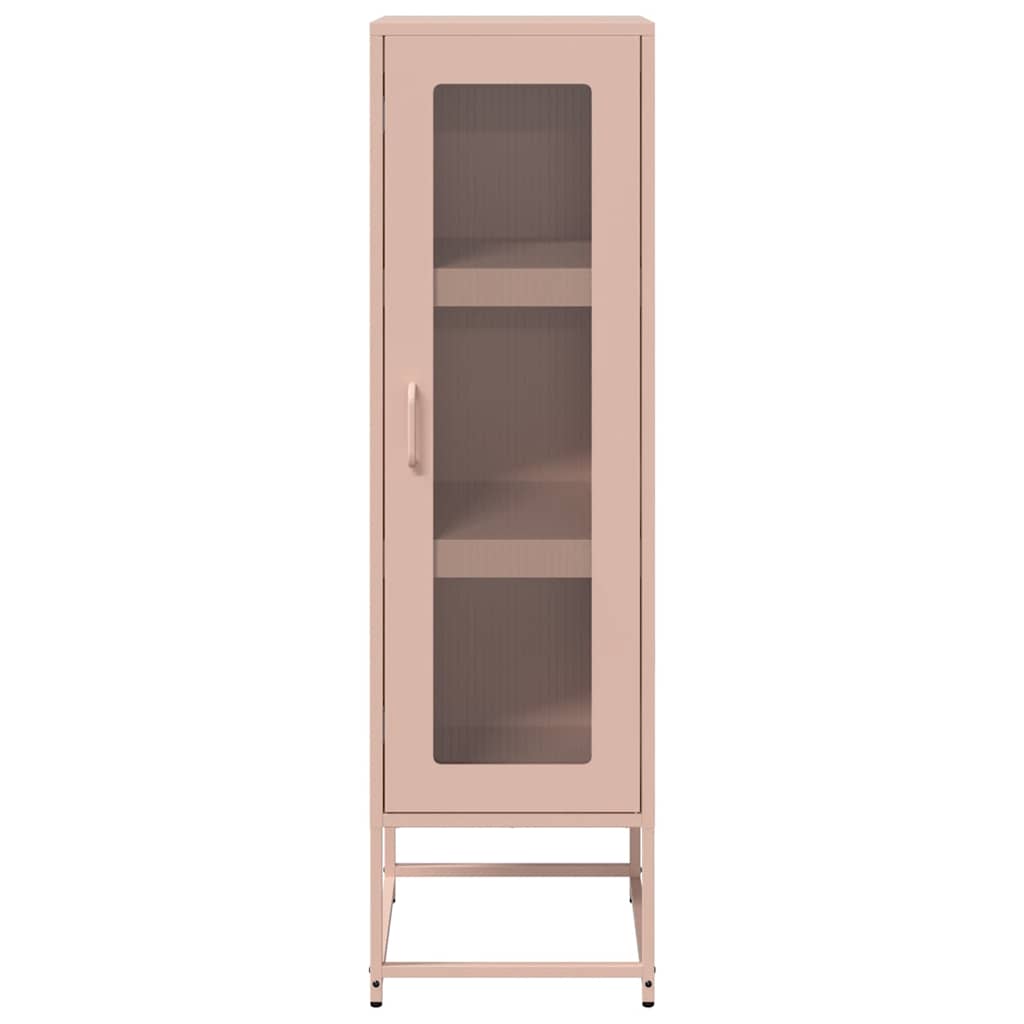 Highboard Pink 36x39x123 cm Cold-rolled Steel