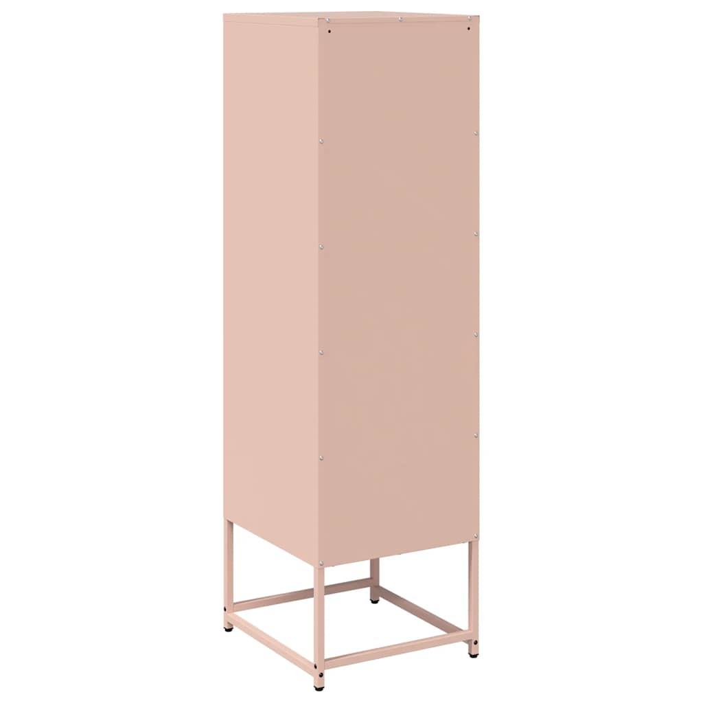 Highboard Pink 36x39x123 cm Cold-rolled Steel