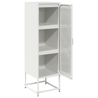 Highboard White 36x39x123 cm Cold-rolled Steel