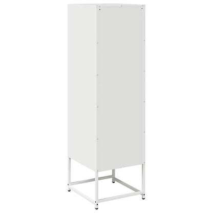 Highboard White 36x39x123 cm Cold-rolled Steel