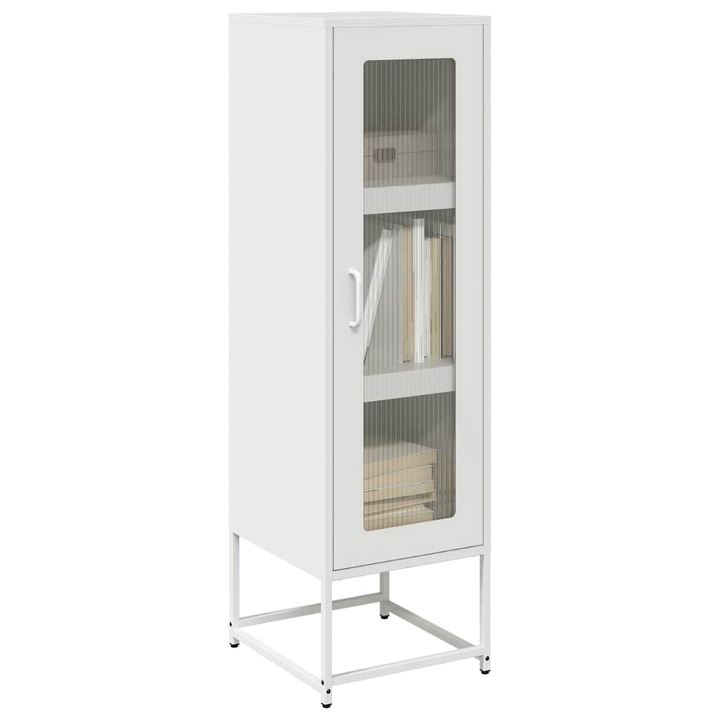 Highboard White 36x39x123 cm Cold-rolled Steel