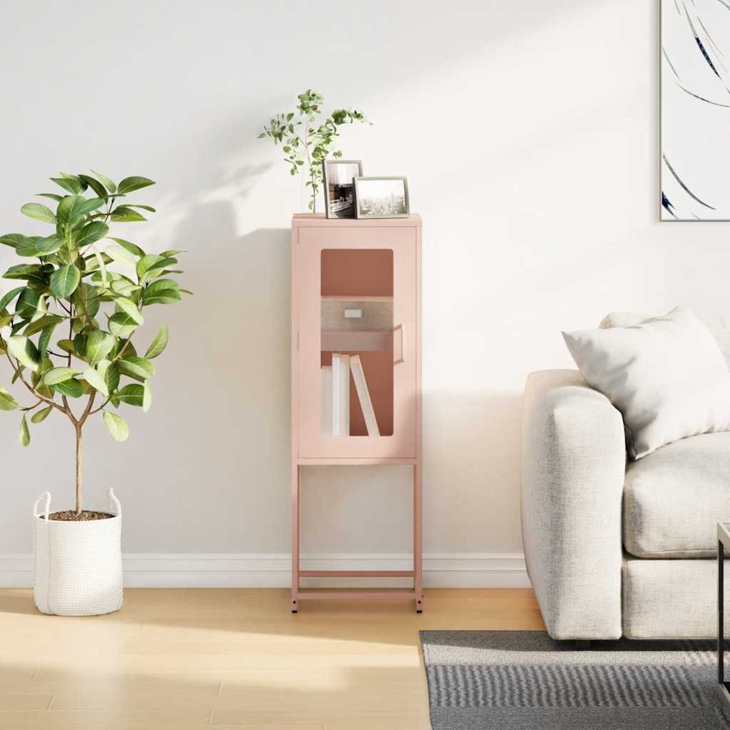 Sideboard Pink 36x39x107 cm Cold-rolled Steel