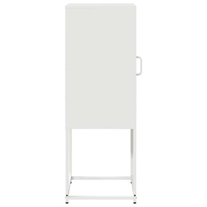 Sideboard White 36x39x107 cm Cold-rolled Steel