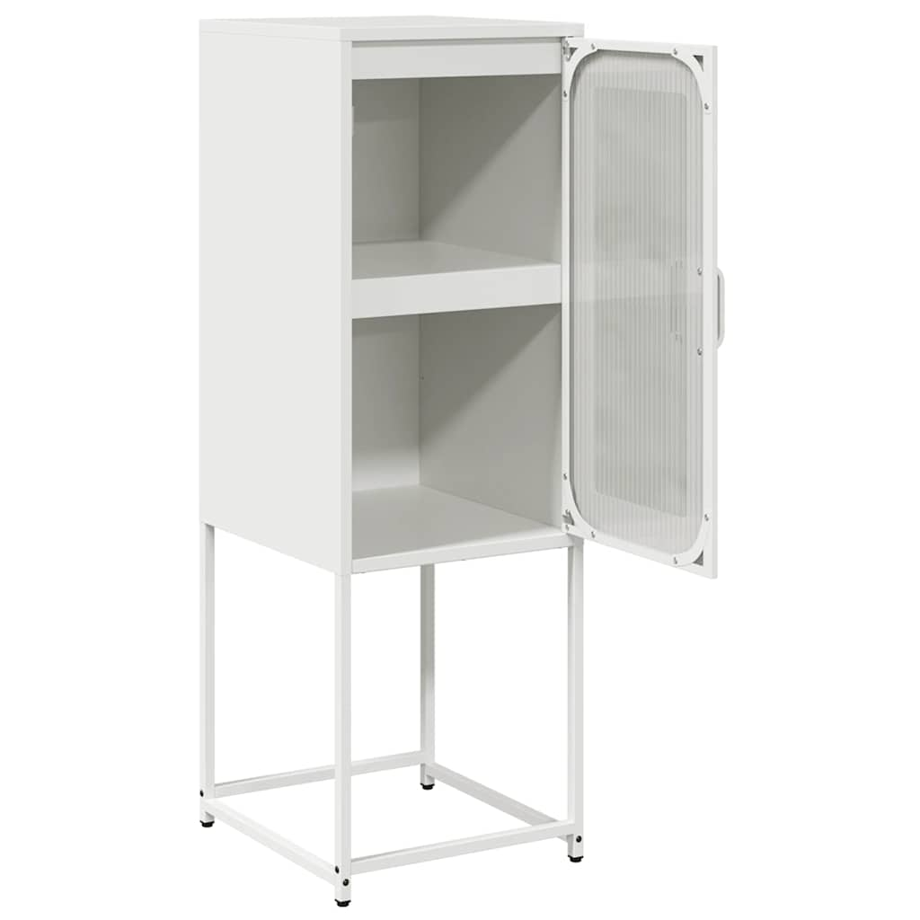 Sideboard White 36x39x107 cm Cold-rolled Steel