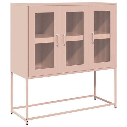 Sideboard Pink 100.5x39x107 cm Cold-rolled Steel