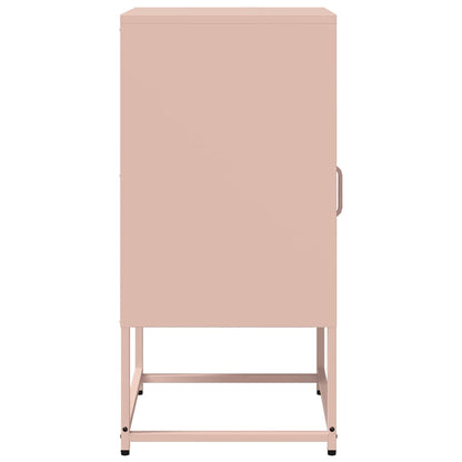 Bedside Cabinet Pink 36x39x78 cm Cold-rolled Steel