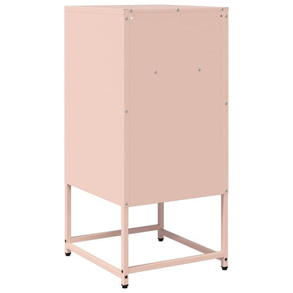 Bedside Cabinet Pink 36x39x78 cm Cold-rolled Steel