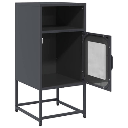 Bedside Cabinet Anthracite 36x39x78 cm Cold-rolled Steel