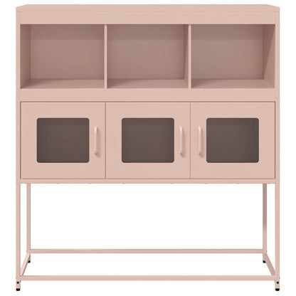 Sideboard Pink 100.5x39x107 cm Cold-rolled Steel