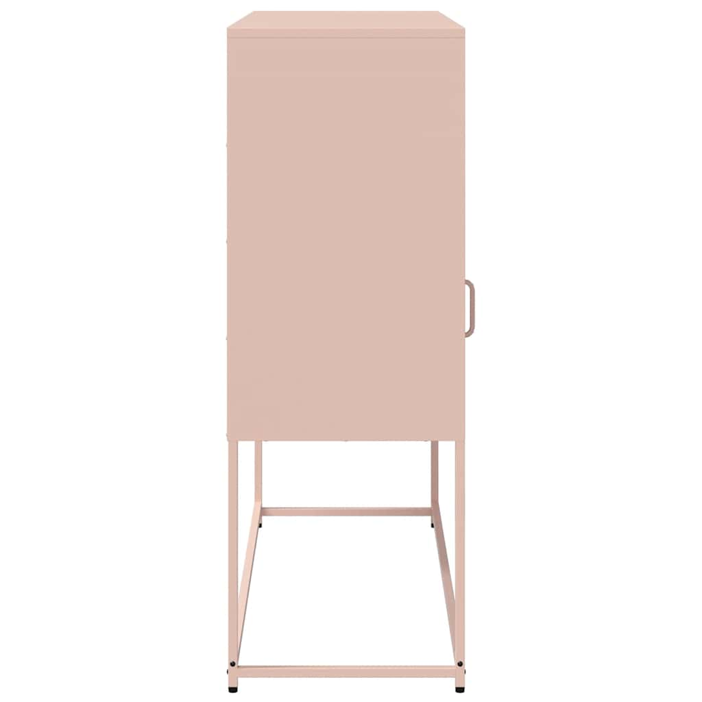 Sideboard Pink 100.5x39x107 cm Cold-rolled Steel