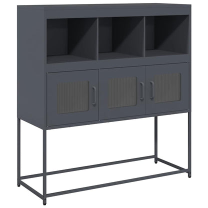 Sideboard Anthracite 100.5x39x107 cm Cold-rolled Steel