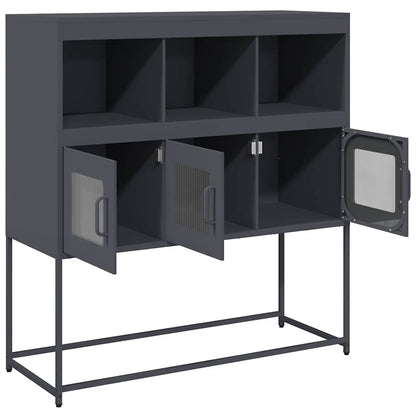 Sideboard Anthracite 100.5x39x107 cm Cold-rolled Steel