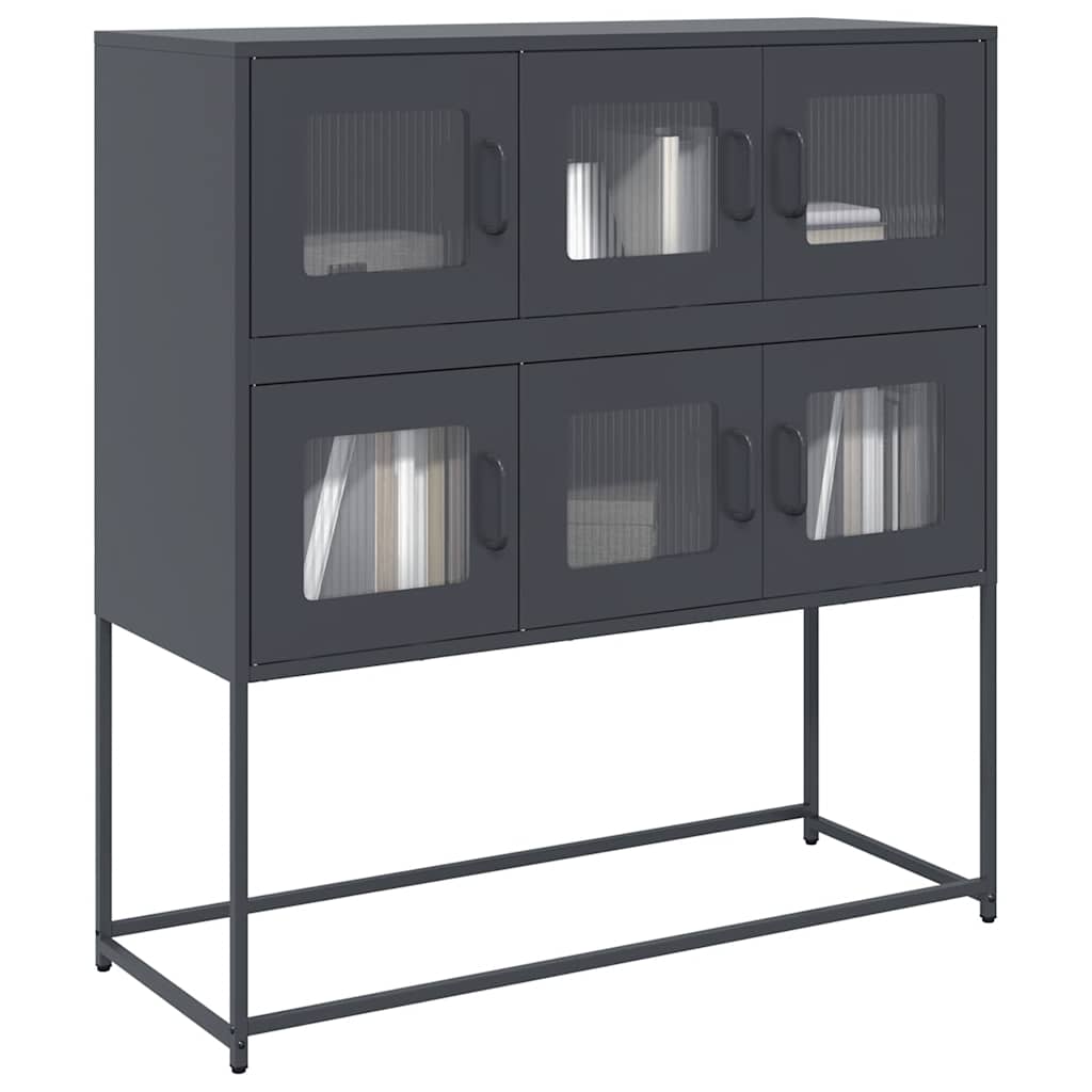 Sideboard Anthracite 100.5x39x107 cm Cold-rolled Steel