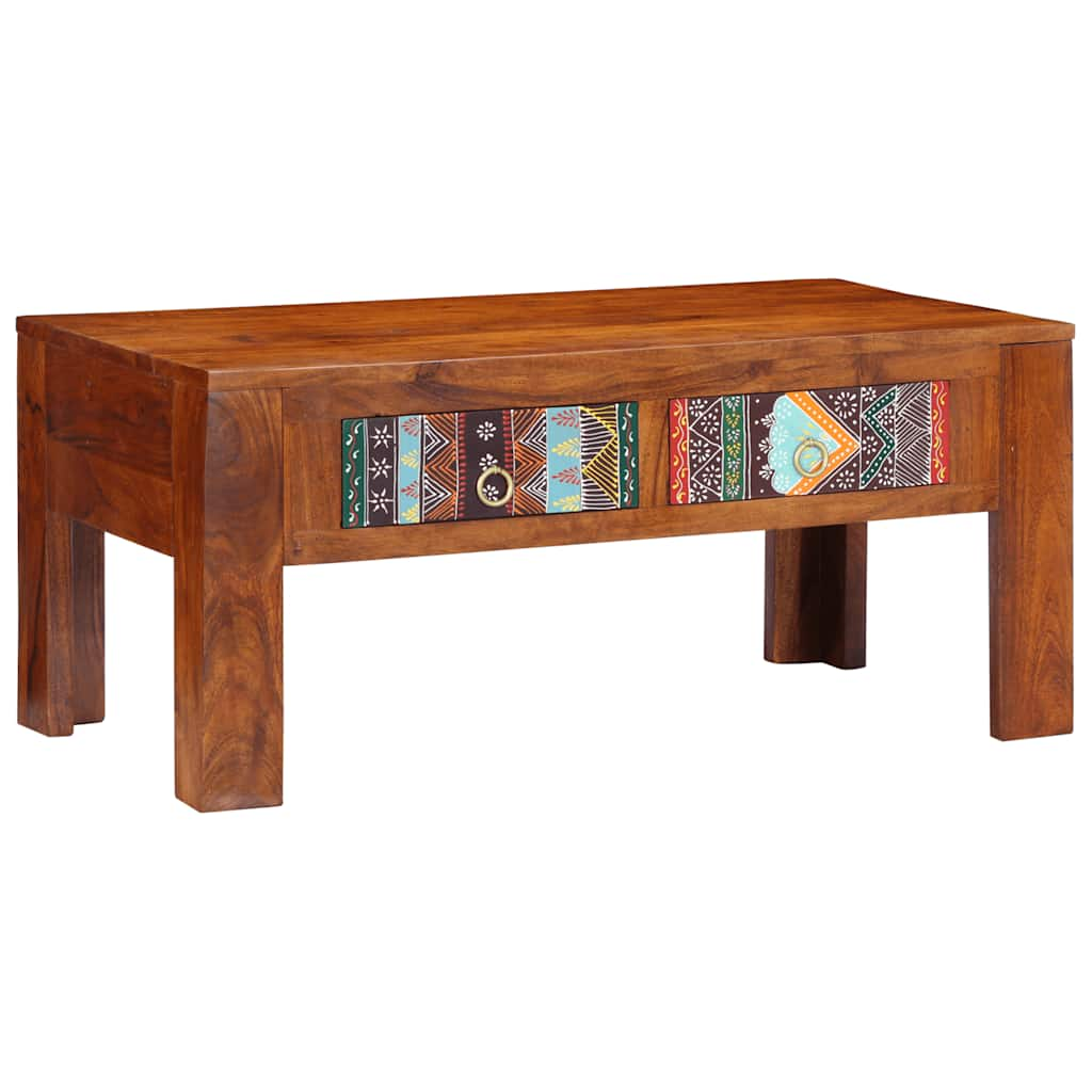 Coffee Table 90x50x40 cm Solid Wood Acacia