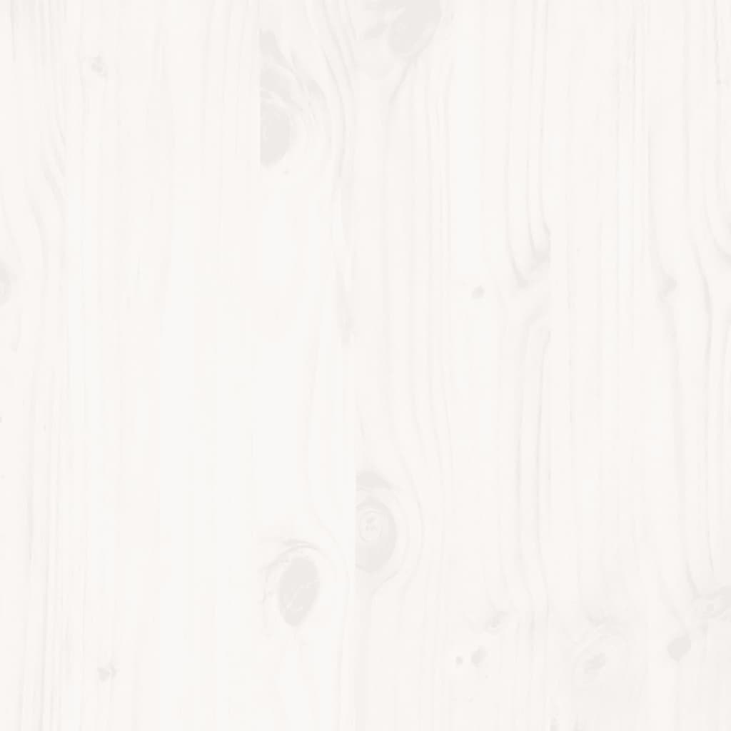 Bed Frame without Mattress White 160x200 cm Solid Wood Pine