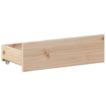 Bed Frame without Mattress with Headboard 160x200 cm Solid Wood Pine