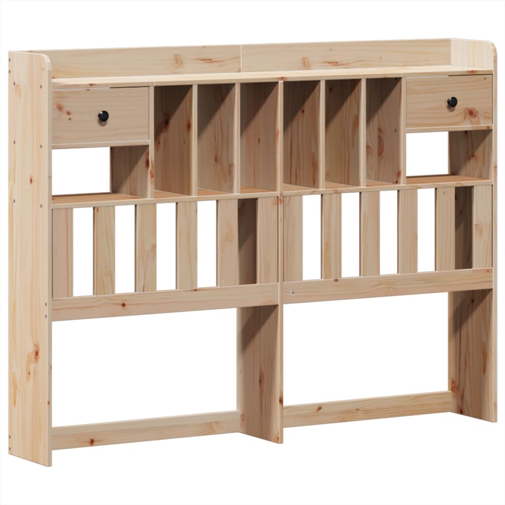Bed Frame without Mattress 150x200 cm King Size Solid Wood Pine