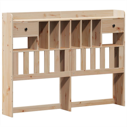 Bed Frame without Mattress 150x200 cm King Size Solid Wood Pine