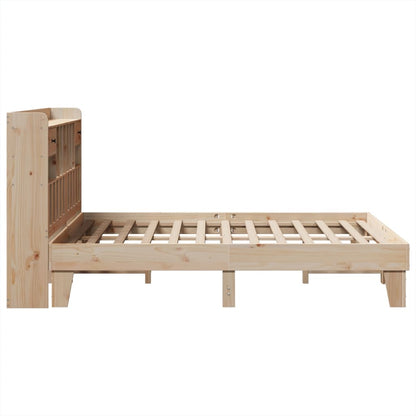 Bed Frame without Mattress 150x200 cm King Size Solid Wood Pine