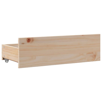 Bookcase Bed without Mattress 75x190 cm Small Single Solid Wood Pine