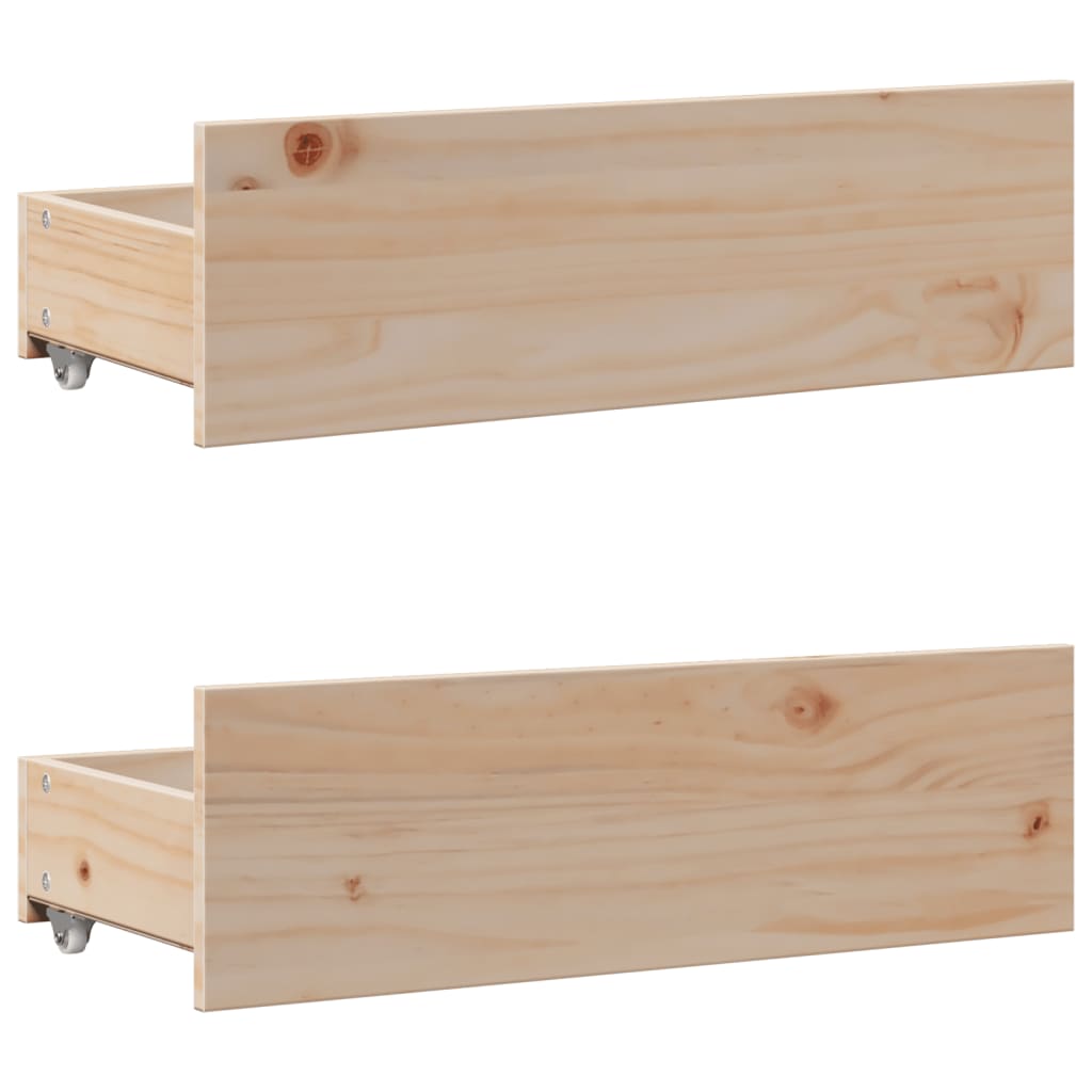 Bookcase Bed without Mattress 75x190 cm Small Single Solid Wood Pine