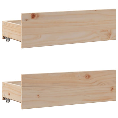 Bookcase Bed without Mattress 75x190 cm Small Single Solid Wood Pine