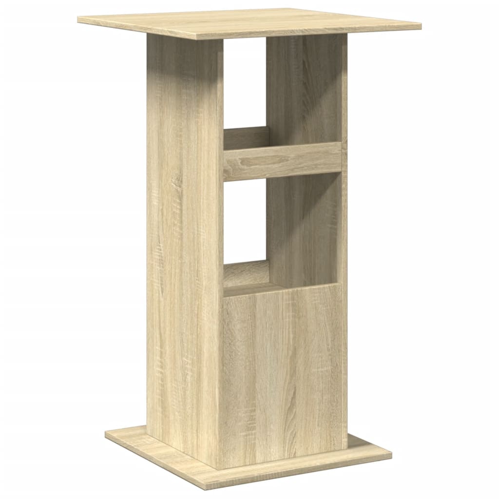 Bar Table with Storage Sonoma Oak 60x60x102 cm Engineered Wood