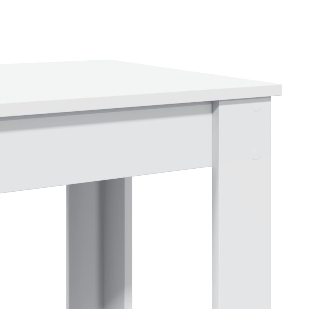 Bar Table White 51x50x103.5 cm Engineered Wood