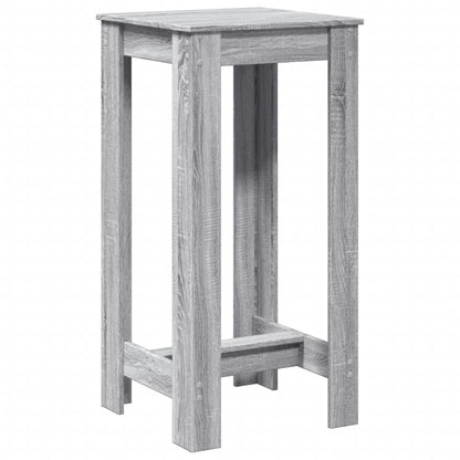 Bar Table Grey Sonoma 51x50x103.5 cm Engineered Wood