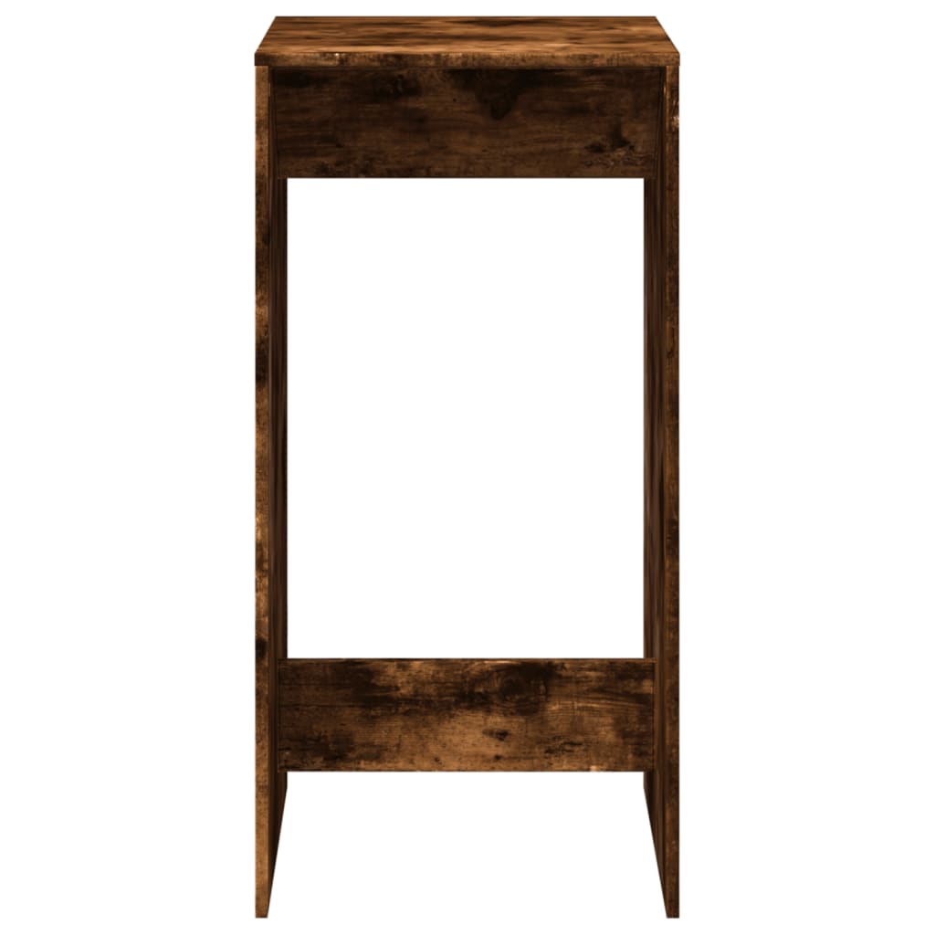 Bar Table Smoked Oak 51x50x103.5 cm Engineered Wood