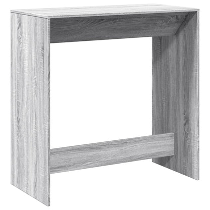 Bar Table Grey Sonoma 102x50x103.5 cm Engineered Wood