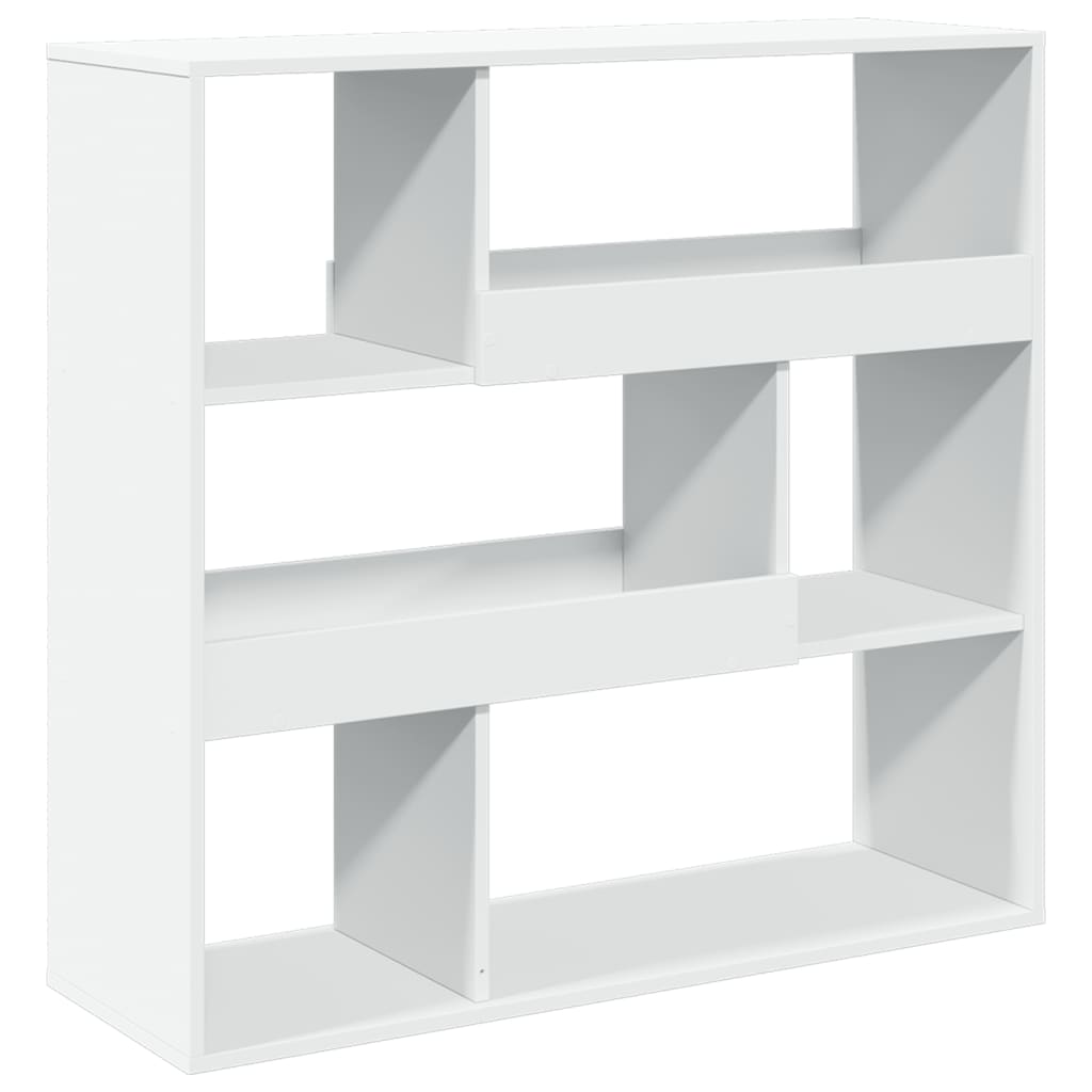 Book Cabinet/Room Divider White 100x33x94.5 cm