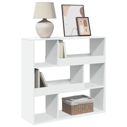 Book Cabinet/Room Divider White 100x33x94.5 cm