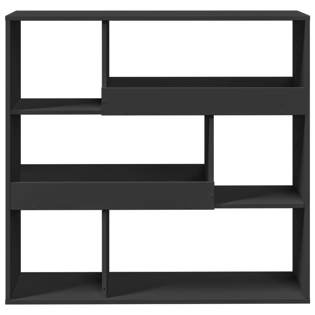 Book Cabinet/Room Divider Black 100x33x94.5 cm