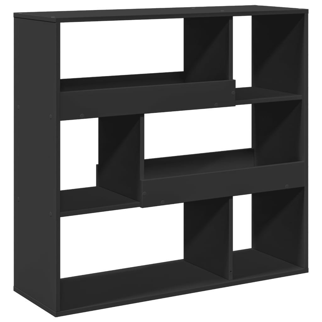 Book Cabinet/Room Divider Black 100x33x94.5 cm