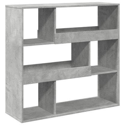 Book Cabinet/Room Divider Concrete Grey 100x33x94.5 cm